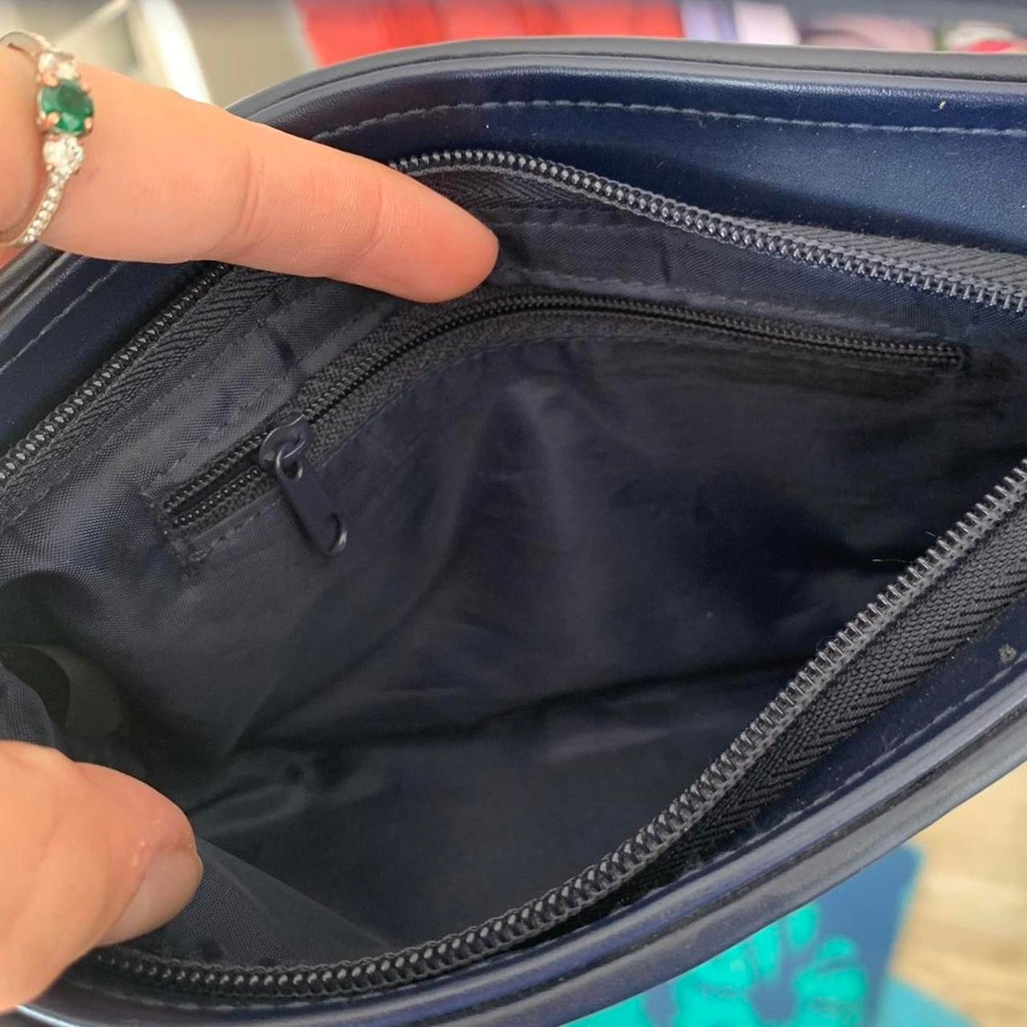Denim Patchwork Mini Bag