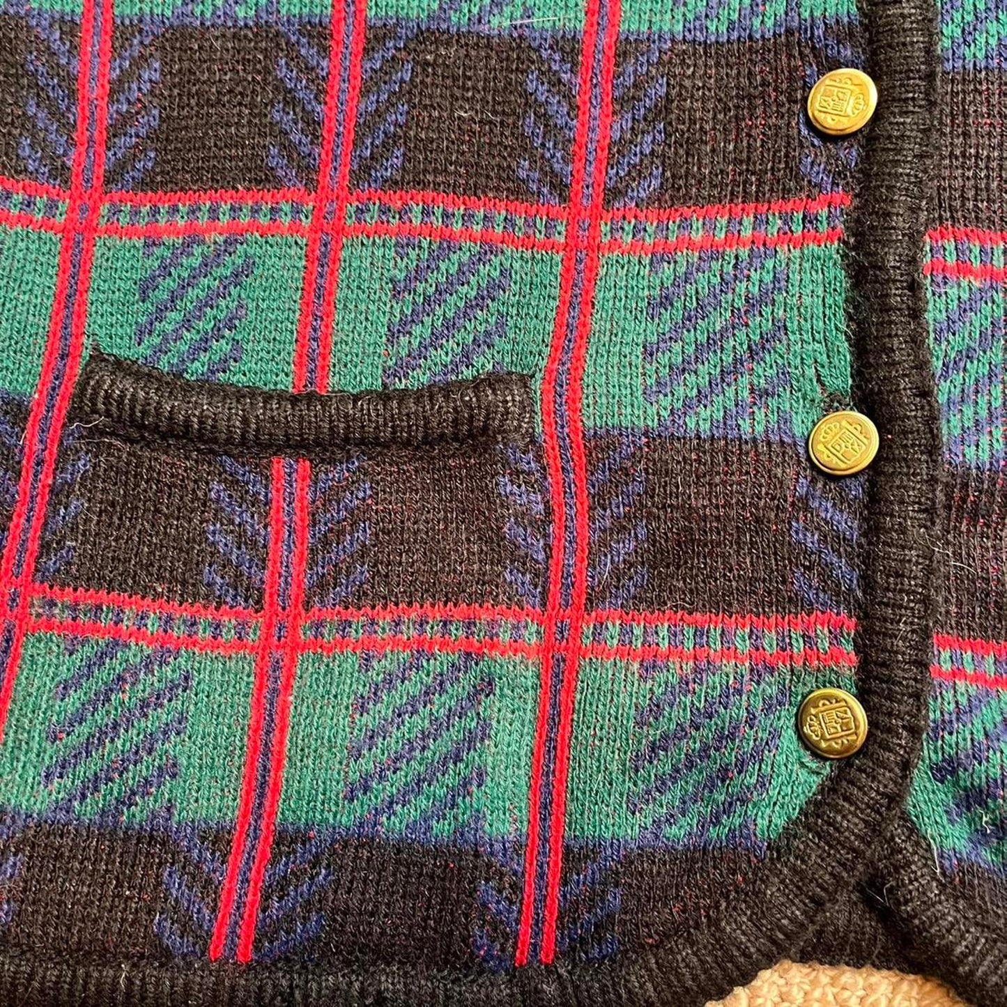 Plaid Cardigan