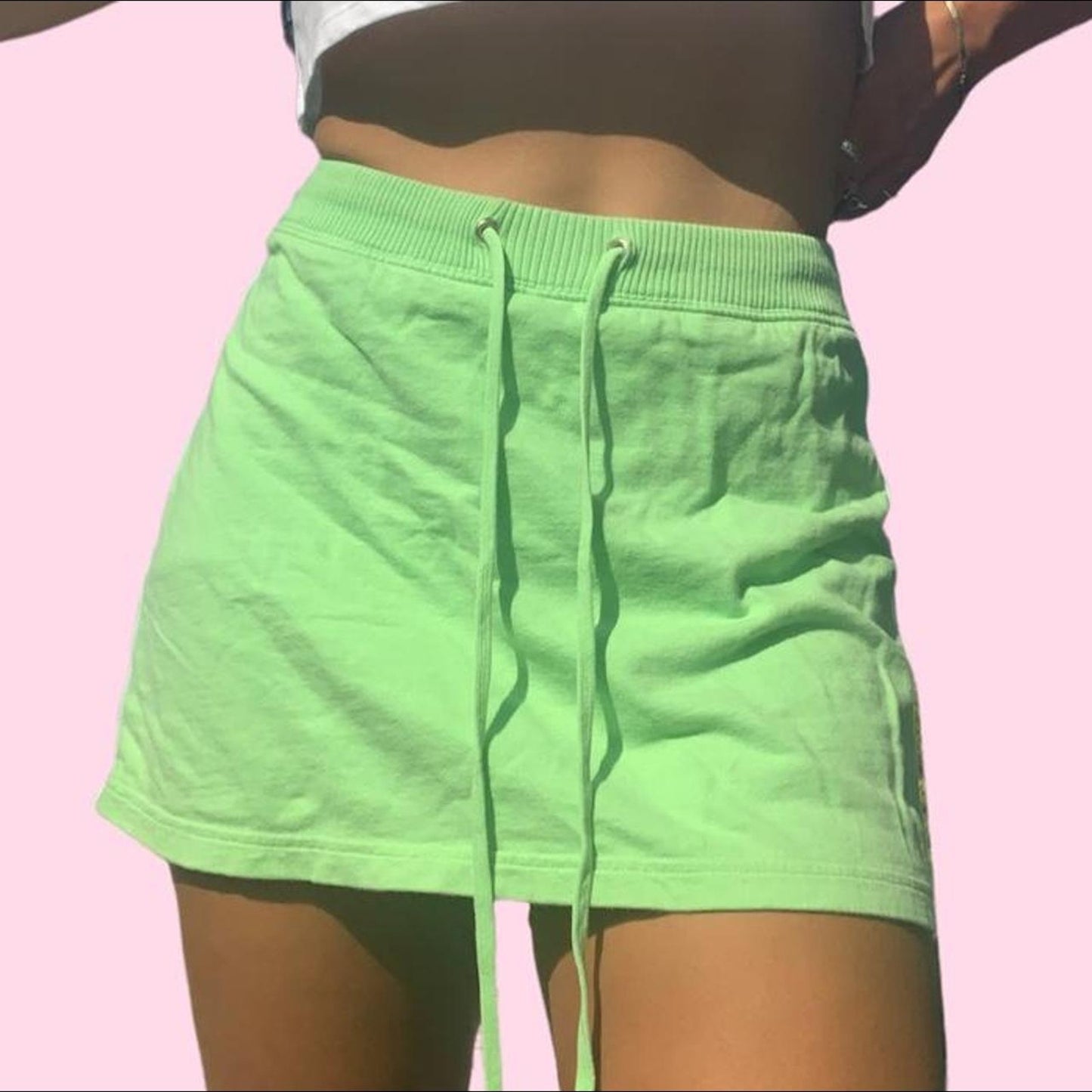 Green Mini Skirt