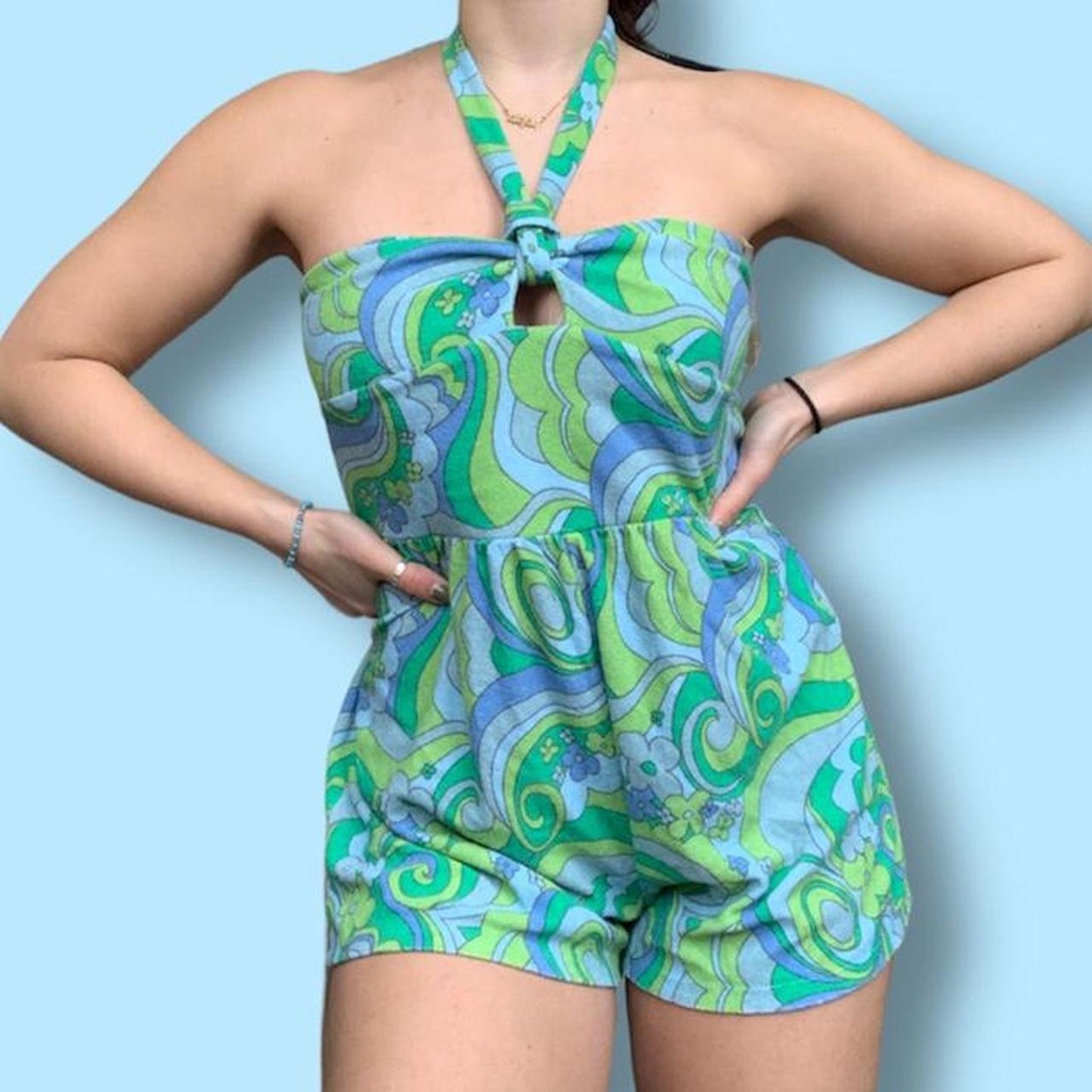 Swim style romper