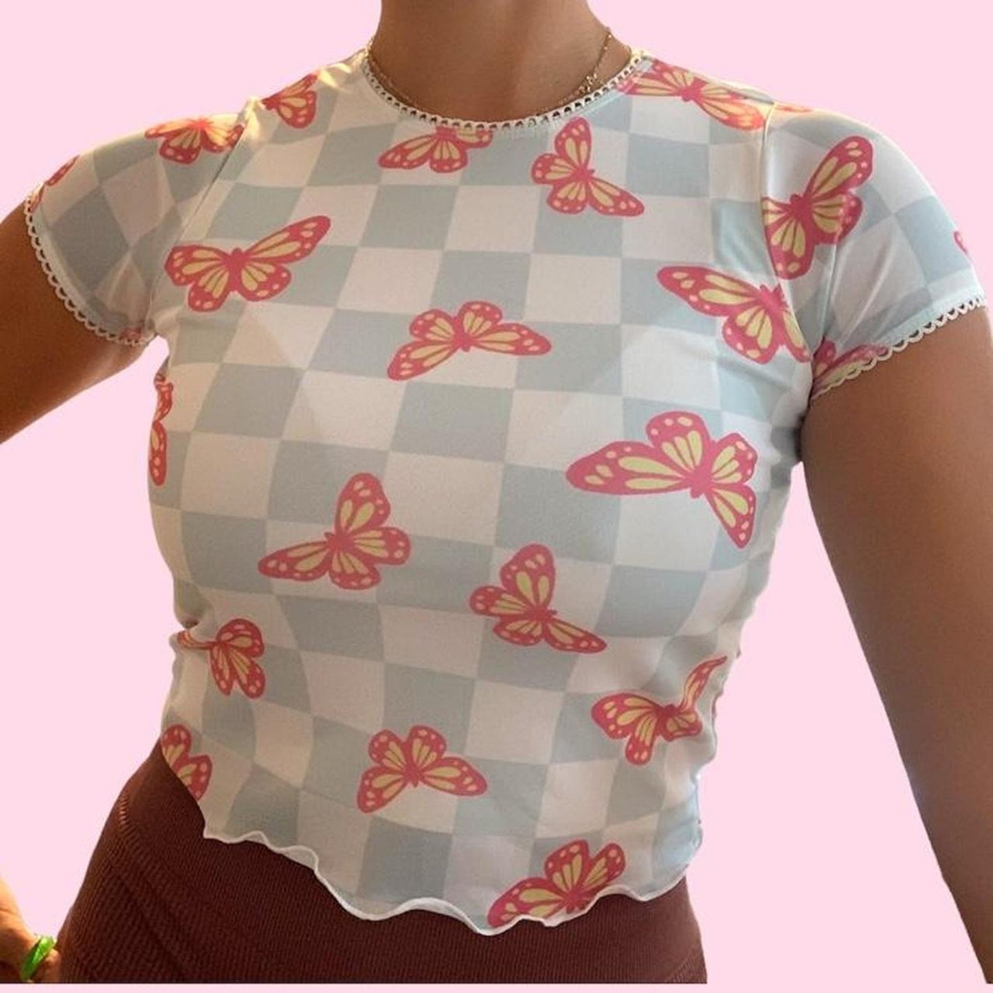 Butterfly Mesh Top
