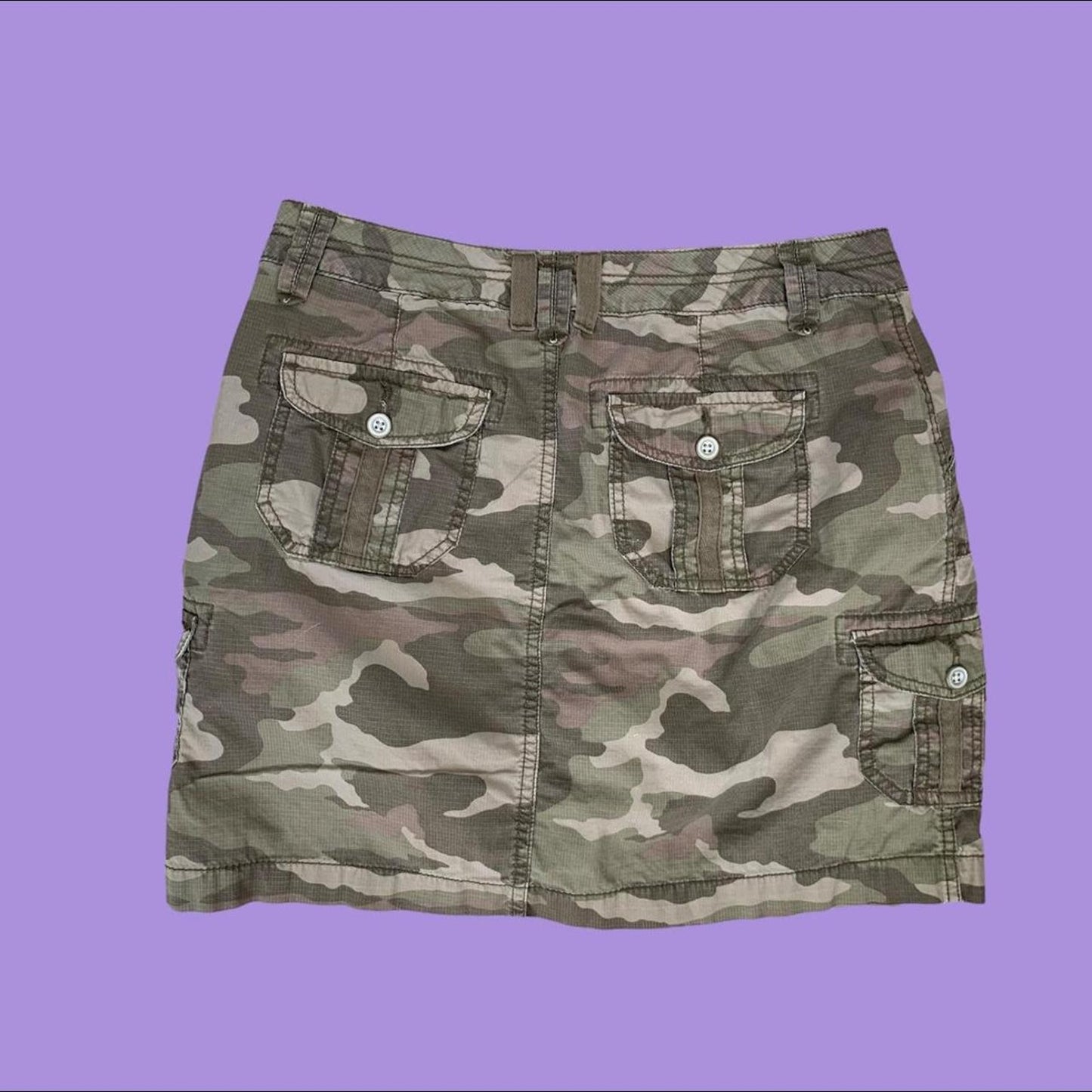 Camo Mini Skirt